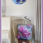 Annedonk Magnolia Art Wall Sticker & Art Pillow